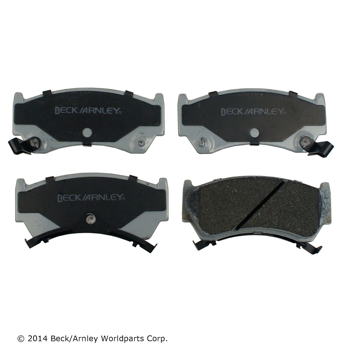 UBA0851531 Beck Arnley Brake Pad Sets 2Wheel Set Front for Nissan