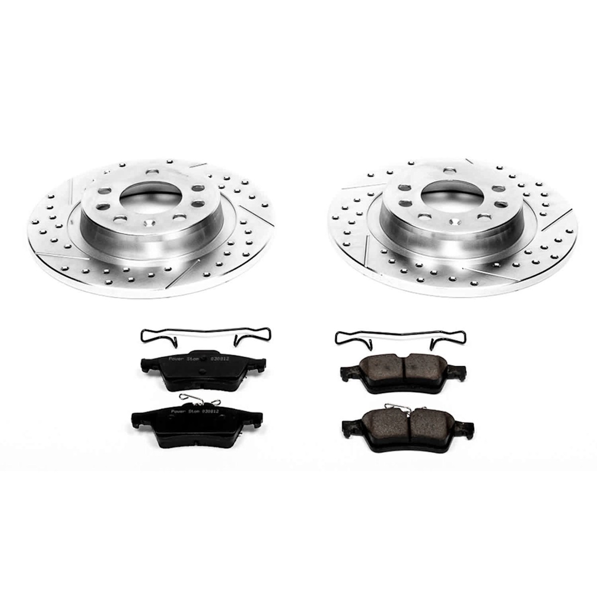 K1434 Powerstop Kit Brake Disc and Pad Front & Rear for Saturn Sky Solstice - Picture 9 of 9