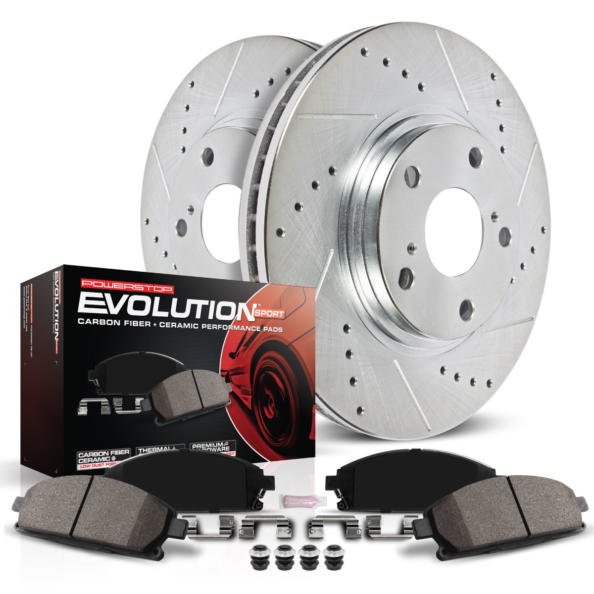 K4342 Powerstop Kit Brake Disc and Pad Front & Rear for Toyota MR2 1991-1995 - Bild 7 von 9