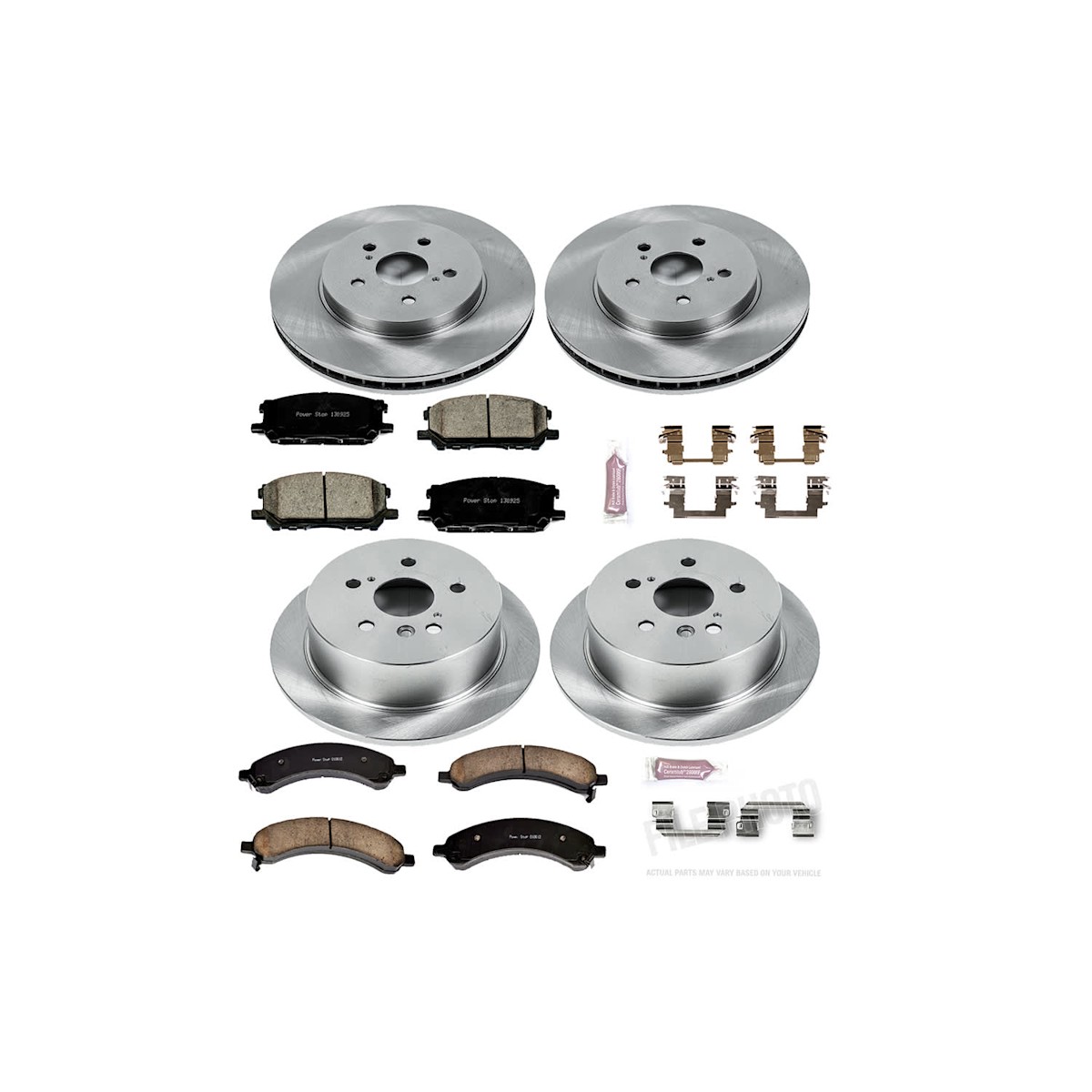 KOE4530 Powerstop Brake Disc and Pad Kit Front & Rear for Lexus RX350 RX400h - Bild 4 von 12