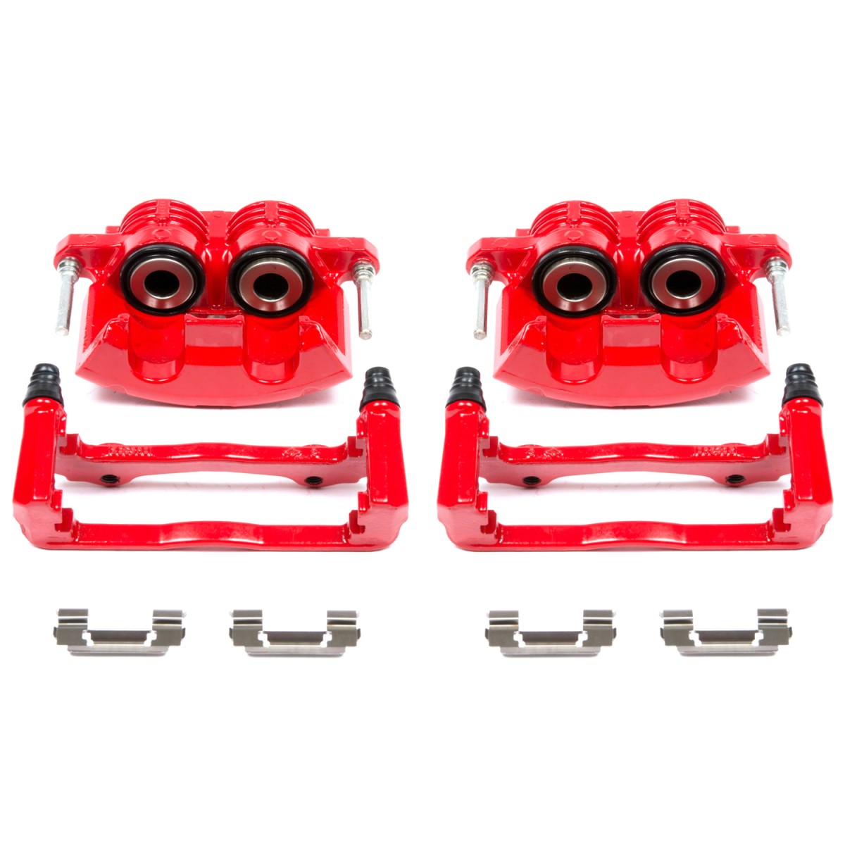 KC1548 Powerstop Disco de freno y Kit de pinza delantera y trasera para Chevy Camaro 98-02 - Imagen 10 de 12