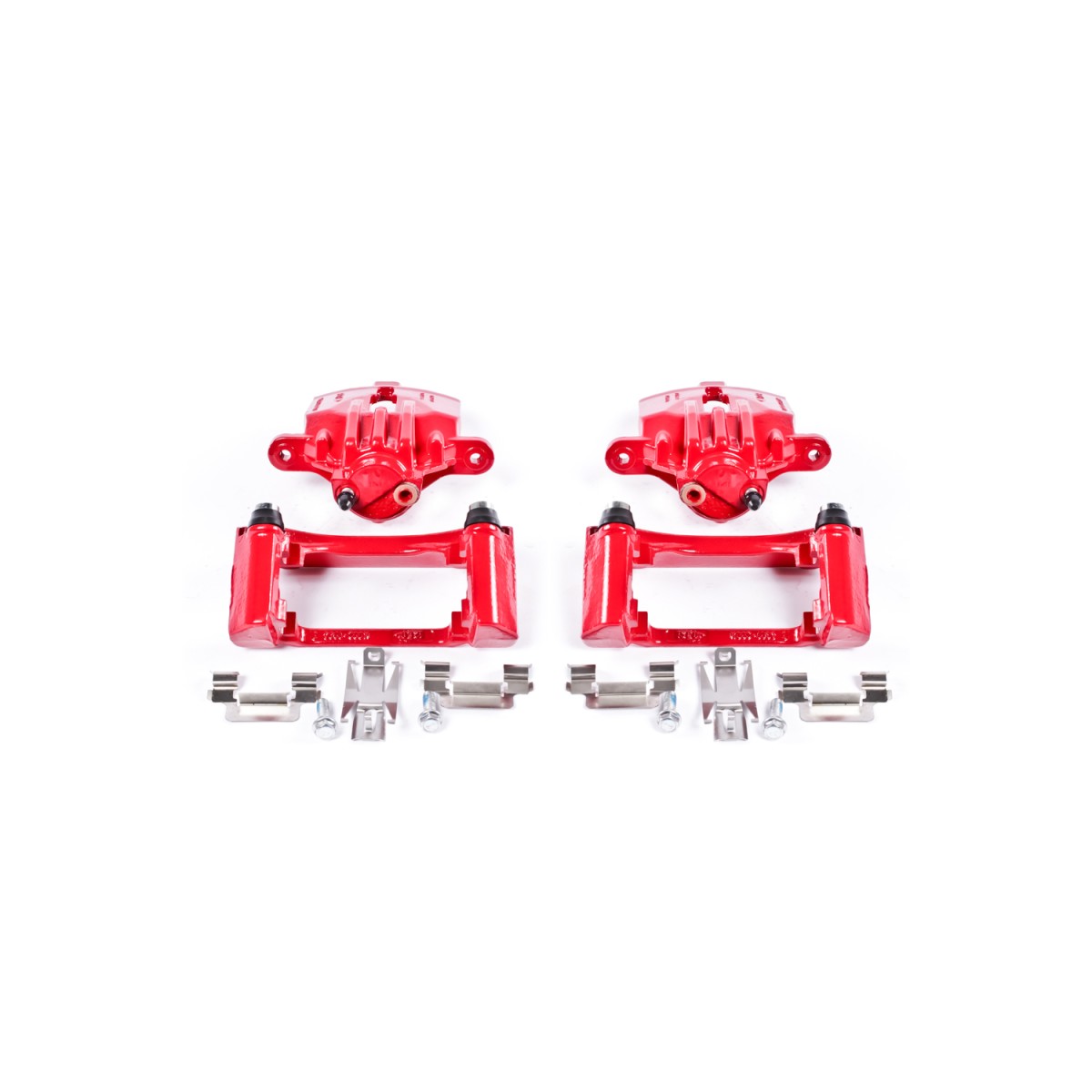 KC1548 Powerstop Disco de freno y Kit de pinza delantera y trasera para Chevy Camaro 98-02 - Imagen 12 de 12