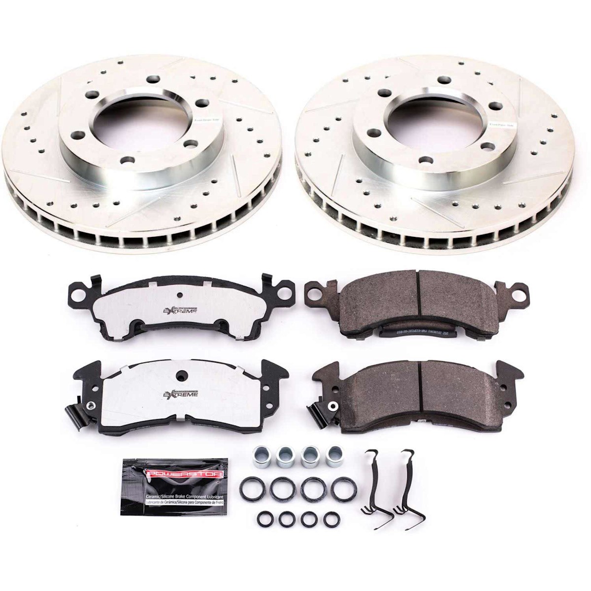 K4537-26 Kits de discos de freno y pastillas Powerstop juego de 2 ruedas delanteras para Chevy Suburban - Imagen 3 de 3