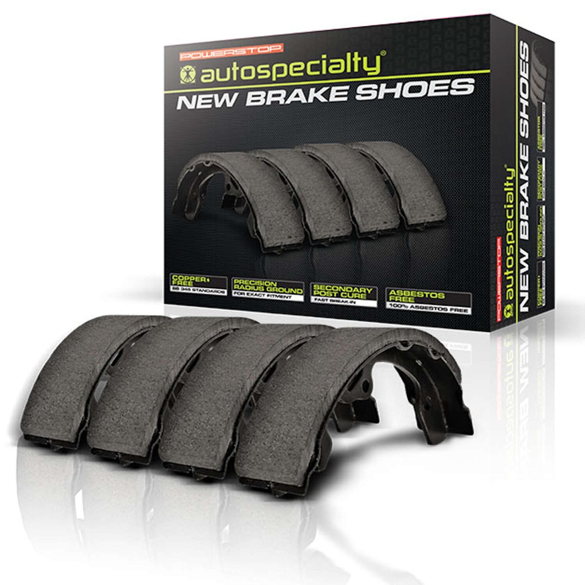 Juego de zapatas de freno de estacionamiento B870 Powerstop traseras de 2 ruedas para MB Mercedes VW Clase R - Imagen 1 de 2