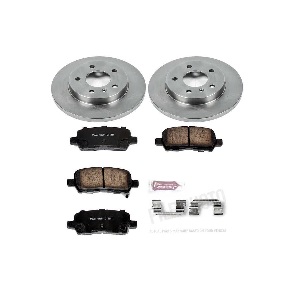 KOE5514 Powerstop 4-Wheel Set Brake Disc and Pad Kits Front & Rear for Chevy - Bild 8 von 12