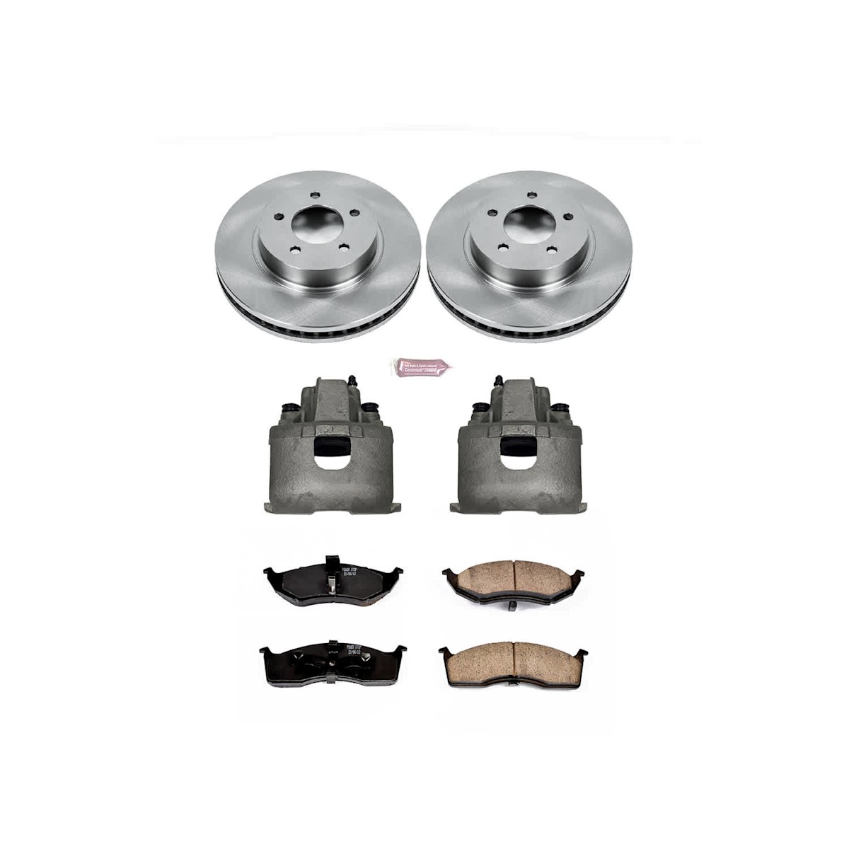 KCOE1694 Powerstop Brake Disc and Caliper Kits 2-Wheel Set Front for Intrepid - Picture 5 of 12