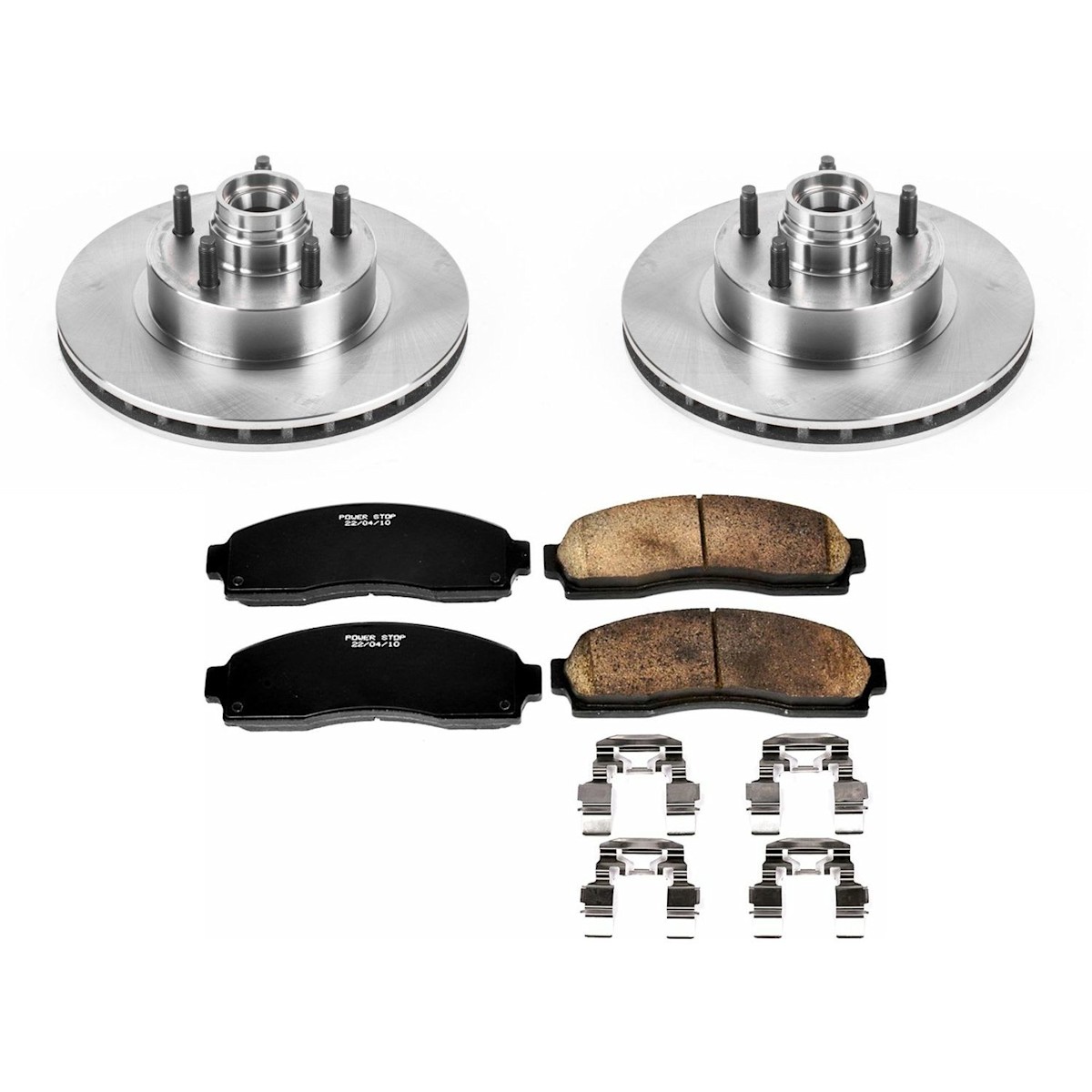 KOE7003 Powerstop Juego de 4 Ruedas Disco de Freno y Kits de Pastillas Delanteras y Traseras para Ranger - Imagen 12 de 12