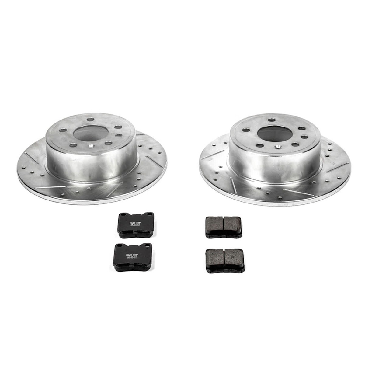 K835 Powerstop Brake Disc and Pad Kits 4-Wheel Set Front & Rear for Saturn L300 - Picture 6 of 9