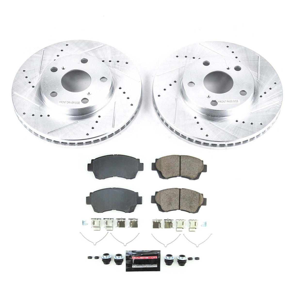 PowerStop Caliper with Bracket | 2004–2010 Toyota Sienna (L2872)