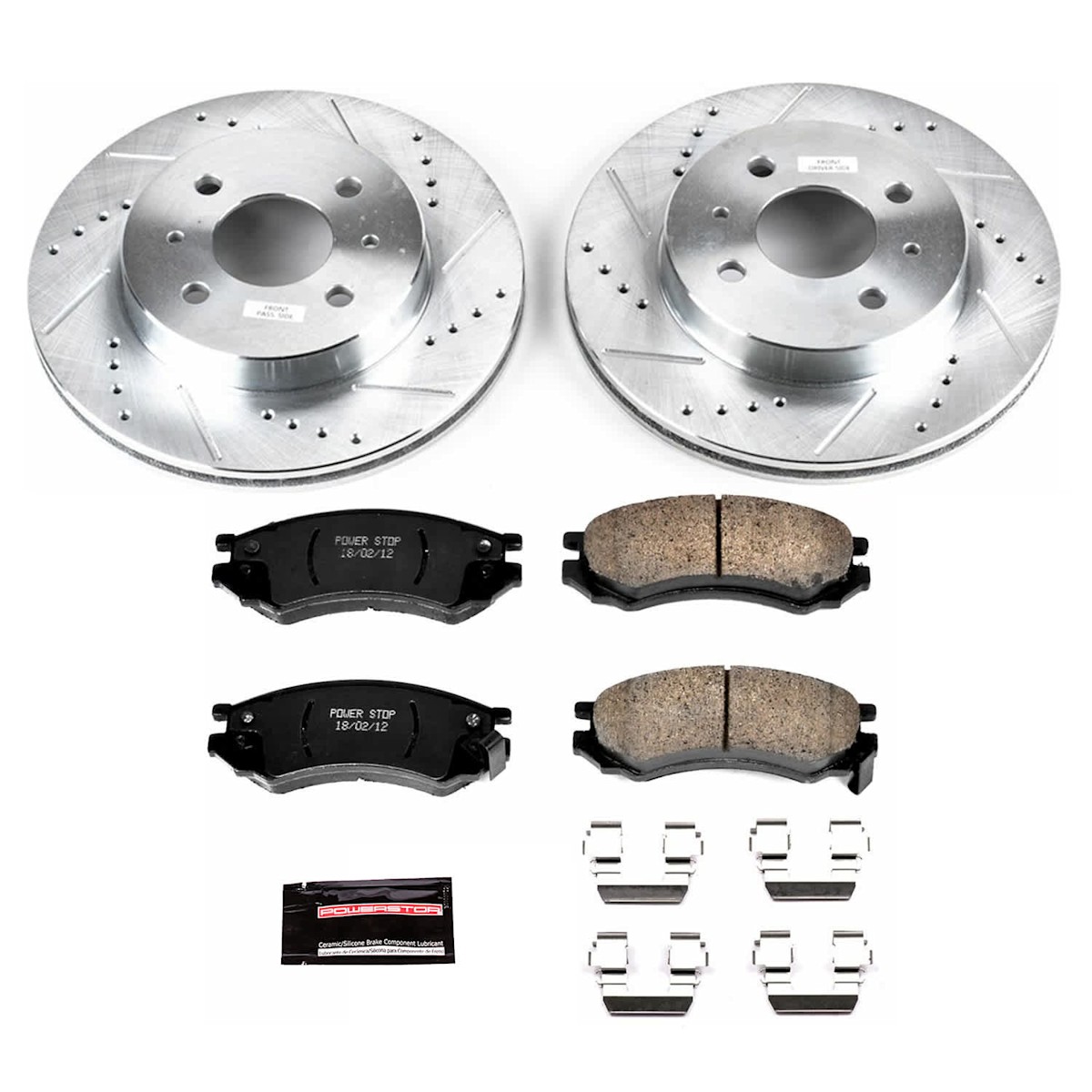 K15126DK Powerstop 4-Wheel Set Brake Disc And Drum Kits Front & Rear for SL SC2 - Picture 6 of 9