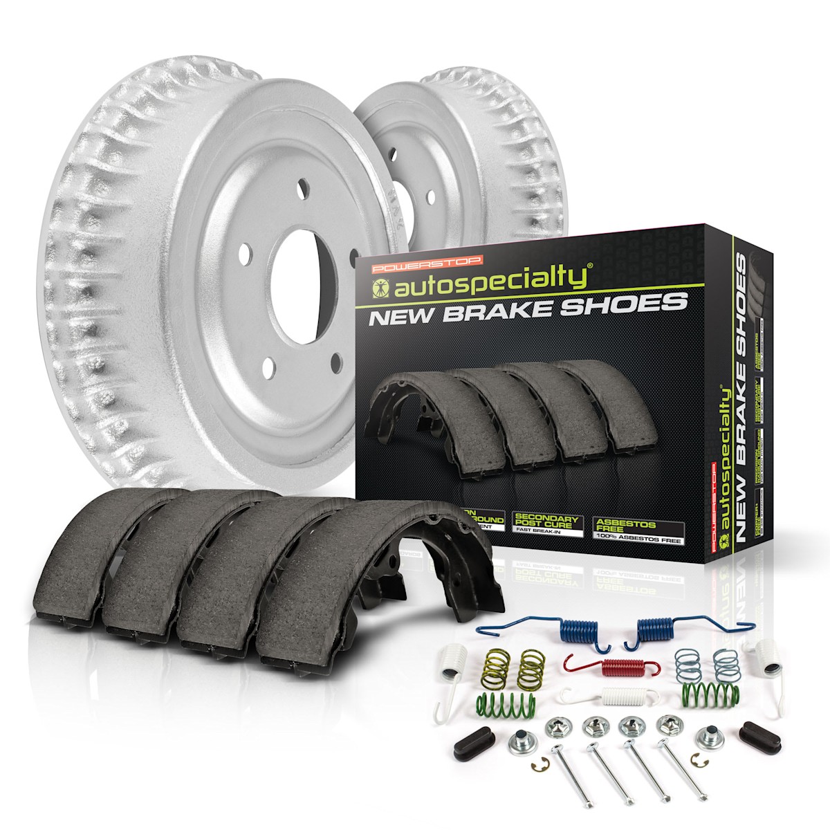 K15126DK Powerstop 4-Wheel Set Brake Disc And Drum Kits Front & Rear for SL SC2 - Picture 9 of 9