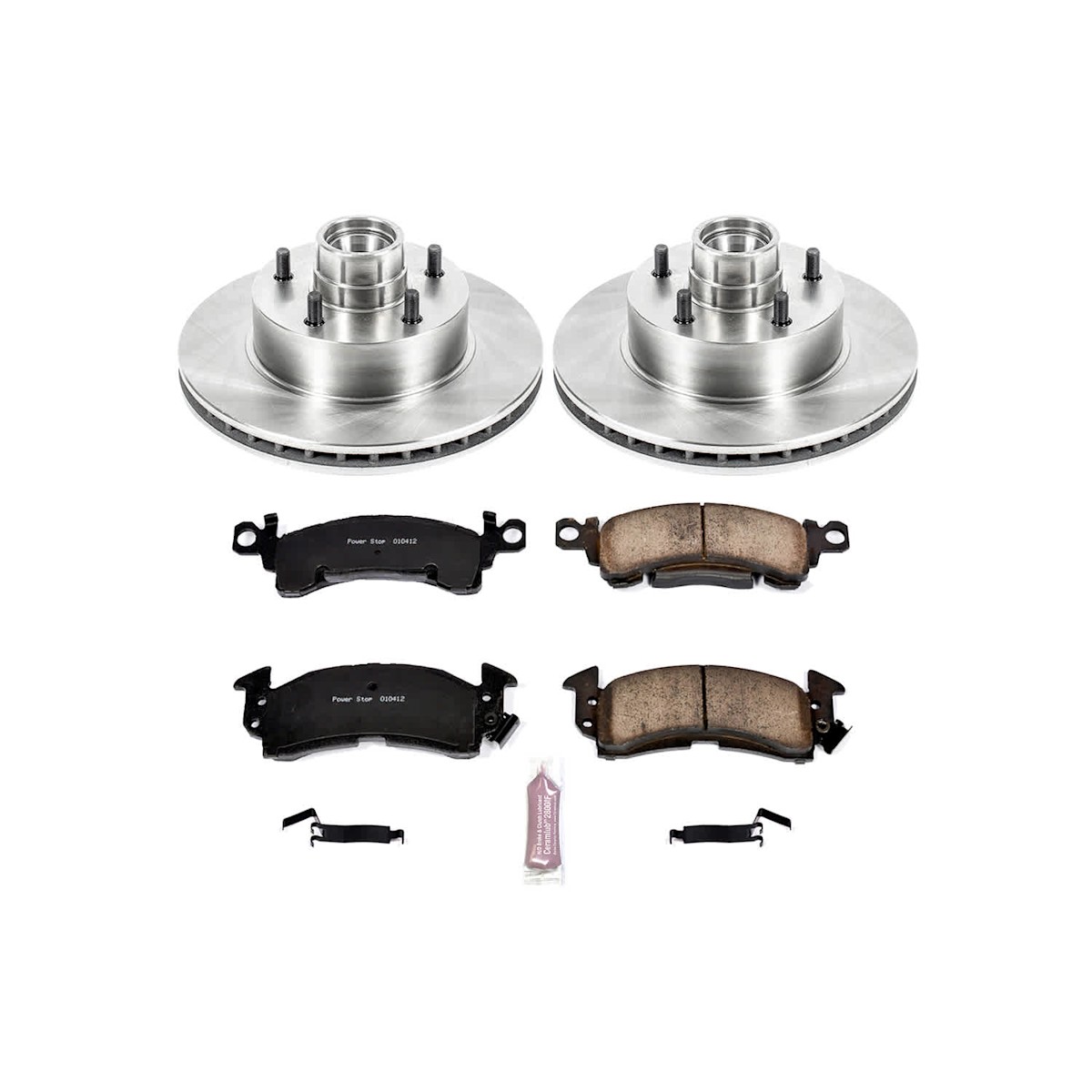 KOE15020DK Powerstop Brake Disc And Drum Kits 4-Wheel Set Front & Rear for Chevy - Bild 10 von 10
