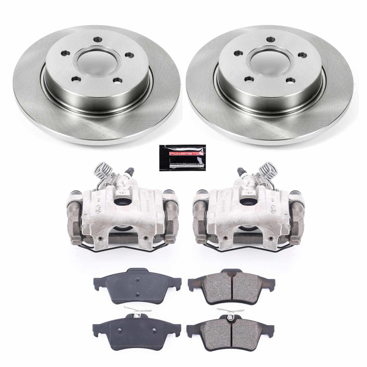 PowerStop Z17 Brake Kit CRK7721 - Geomet Coated Rotors & Ceramic Pads For Buick LaCrosse, Chevy Equinox, GMC Terrain