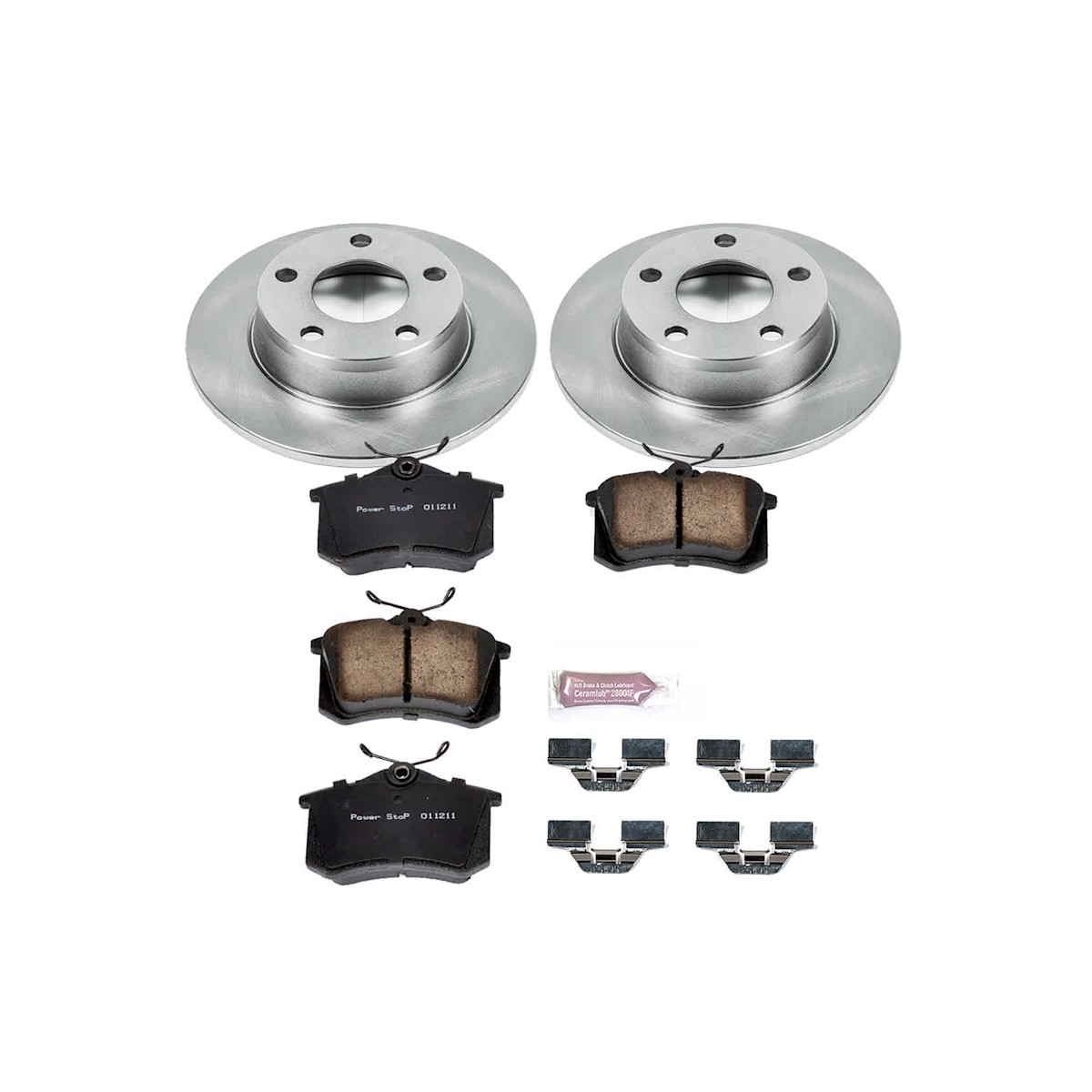 KOE950 Powerstop 4-Wheel Set Brake Disc and Pad Kits Front & Rear for A6 Quattro - Bild 8 von 12