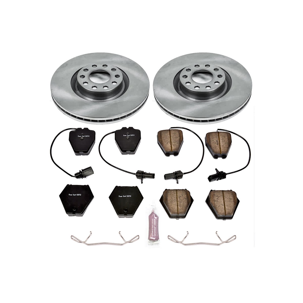 KOE950 Powerstop 4-Wheel Set Brake Disc and Pad Kits Front & Rear for A6 Quattro - Bild 12 von 12