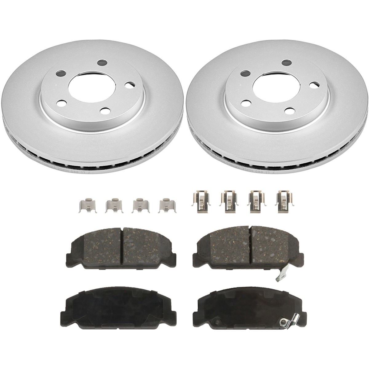 KIT-090221-44 Sure Stop Brake Disc and Pad Kits 2-Wheel Set Front for Mustang