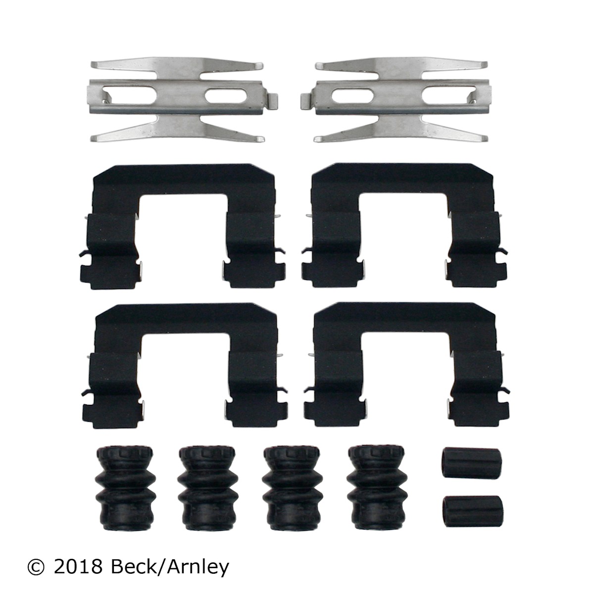084-1789 Beck Arnley Kit Brake Hardware Front for Hyundai Elantra 2002-2005