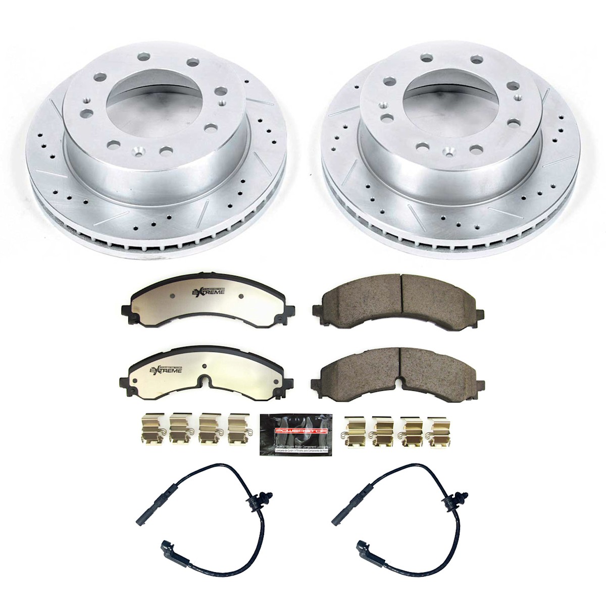 K8670-36 Powerstop 2-Wheel Set Brake Disc and Pad Kits Front for Chevy Chevrolet