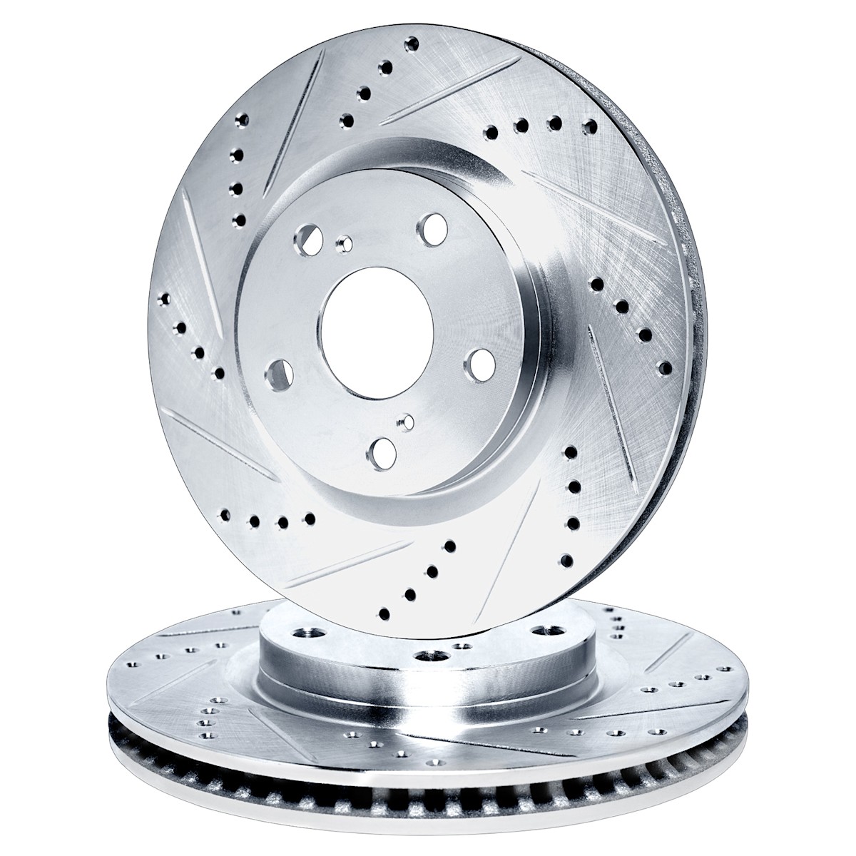WGPN1-75017 R1 Concepts 2-Wheel Set Brake Discs Front RWD for Lexus LS460 10-17