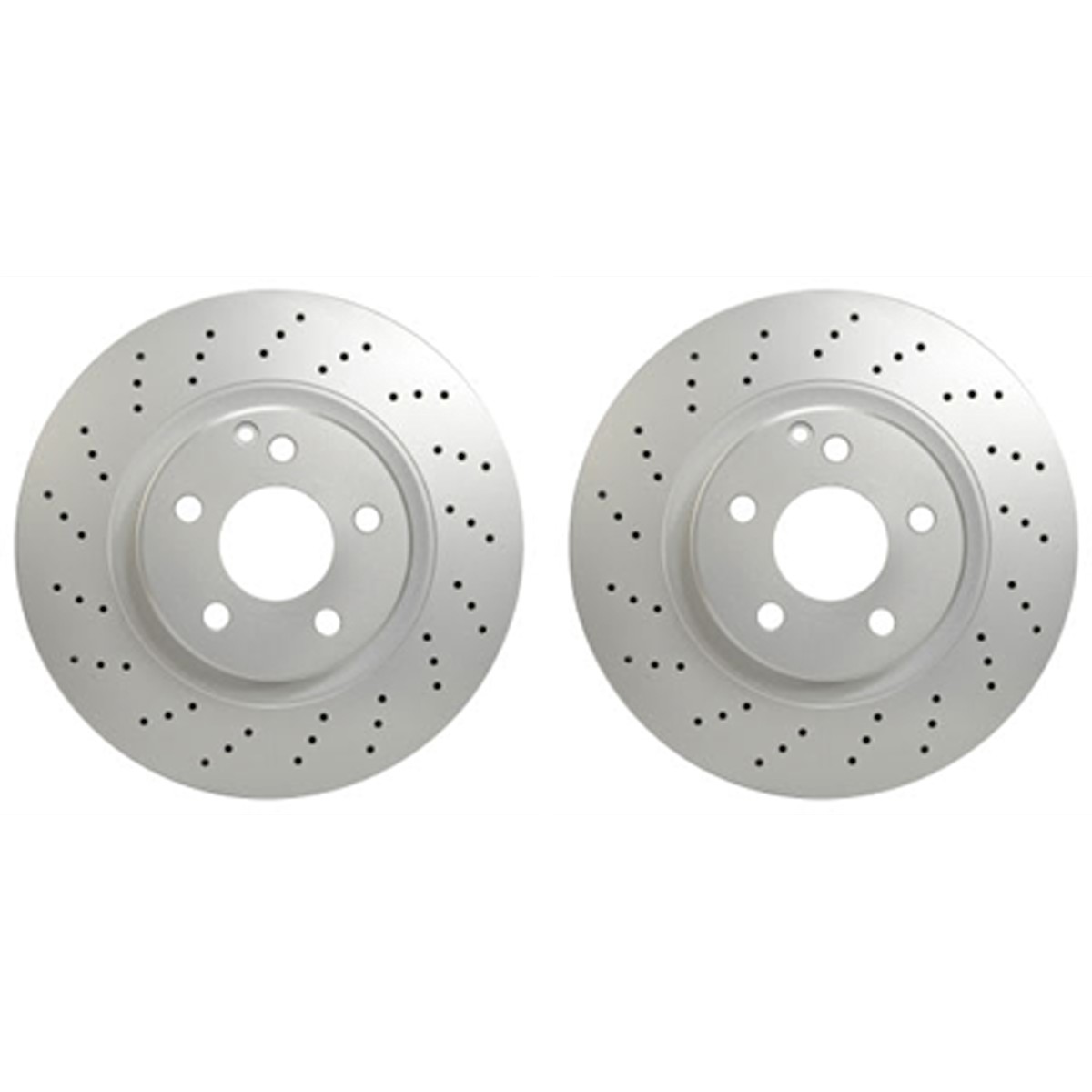 SET-PGD355106852-2 Hella Pagid 2-Wheel Set Brake Discs Front for MB Mercedes