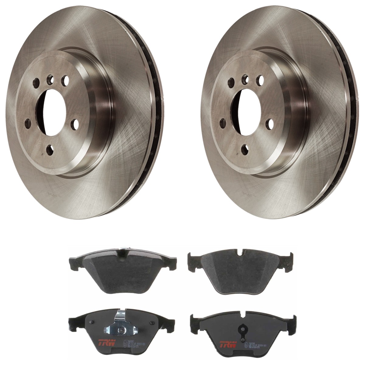 KIT-072524-64 TRW Brake Disc and Pad Kits 2-Wheel Set Front for BMW 535i xDrive