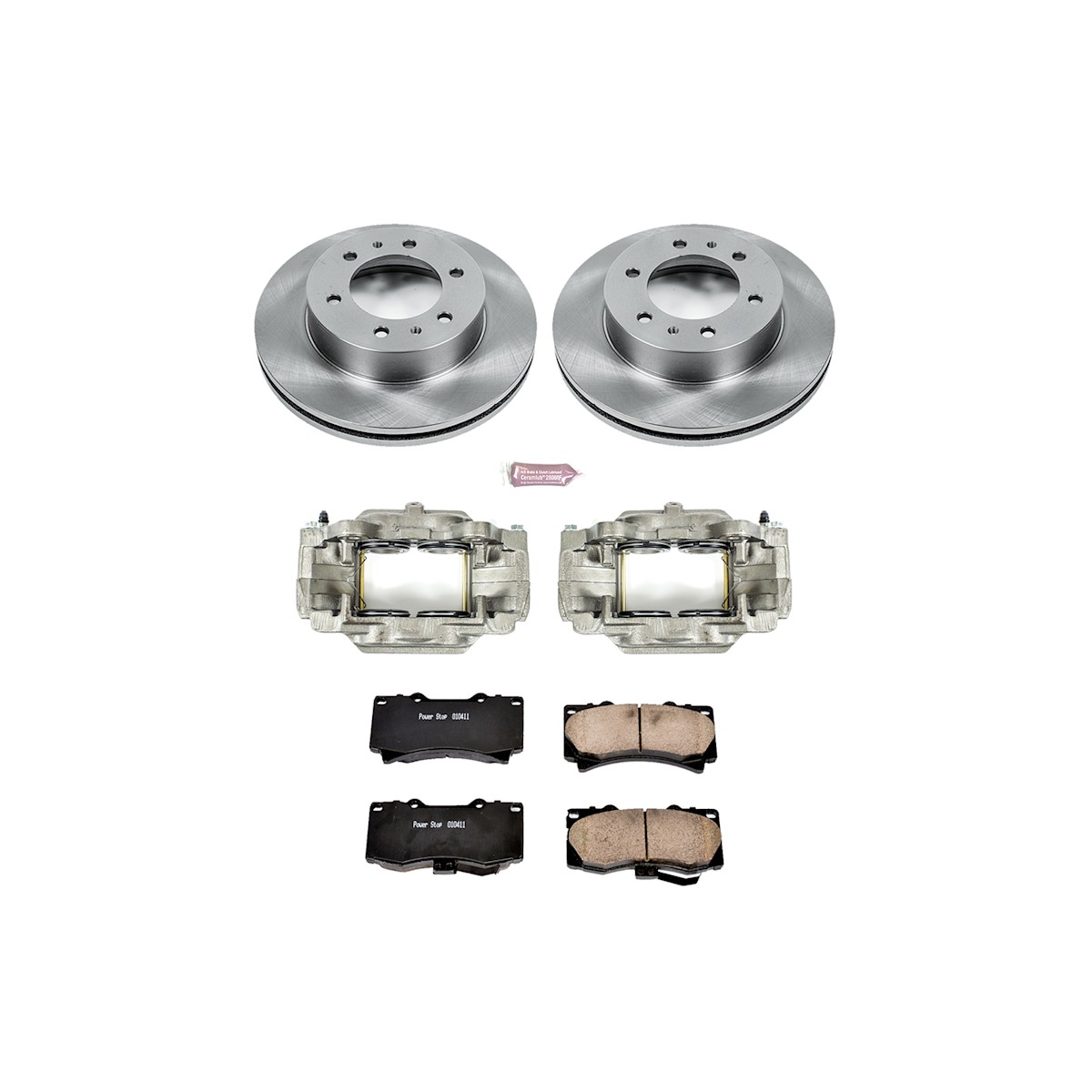 KCOE3035 Powerstop 2-Wheel Set Brake Kit With Calipers Front for Hummer H3T H3