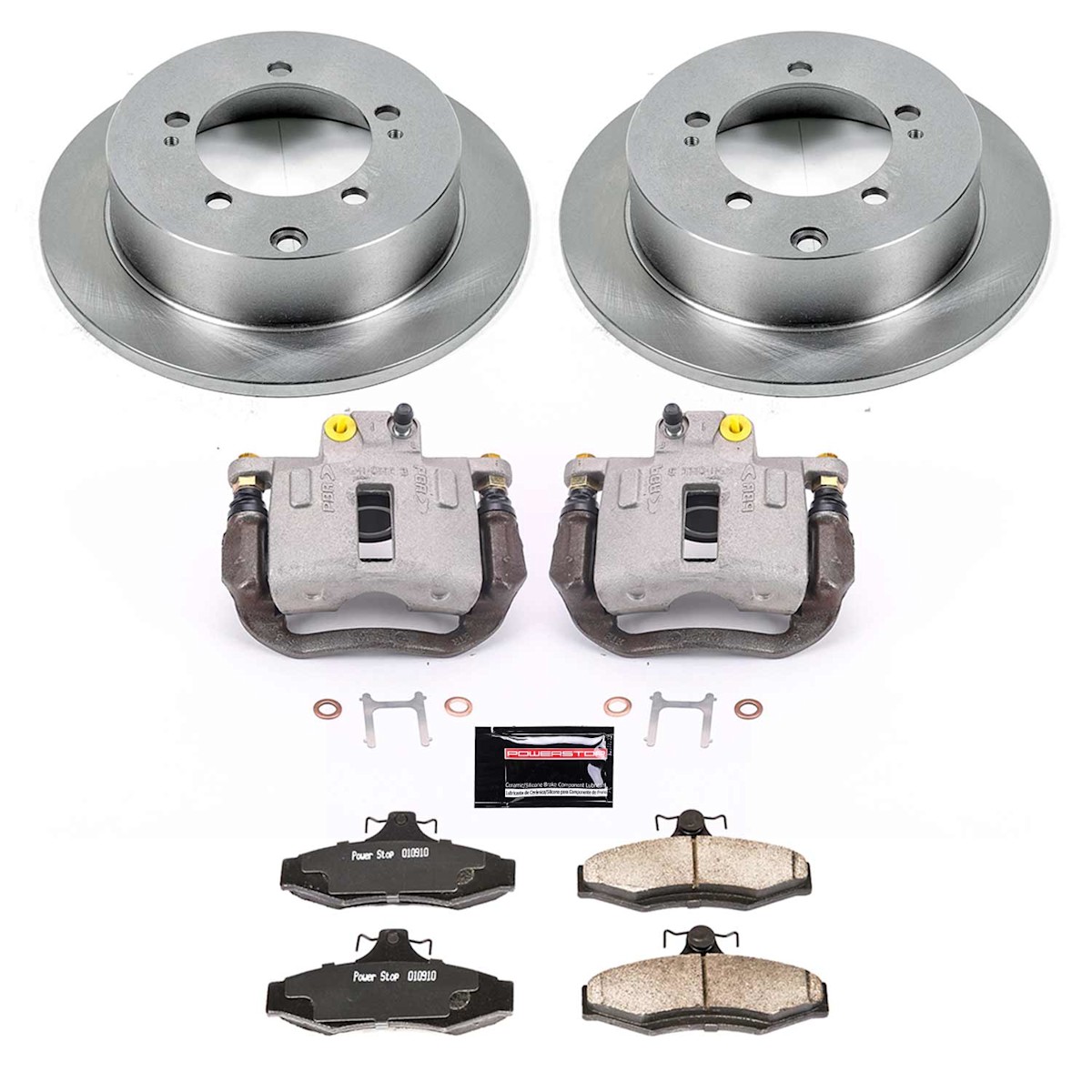 KCOE5153 Powerstop 2-Wheel Set Brake Kit With Calipers Rear for Diamante 97-2004