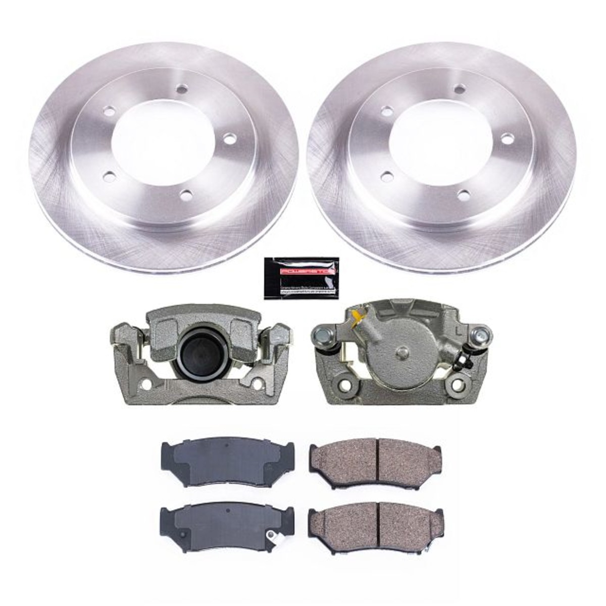 KCOE5014 Powerstop Brake Kit With Calipers 2-Wheel Set Front for Chevy Vitara