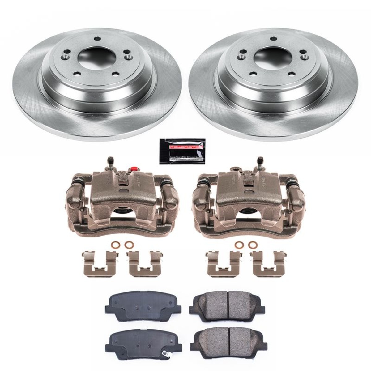 KCOE5847 Powerstop Brake Kit With Calipers 2-Wheel Set Rear for Hyundai Genesis