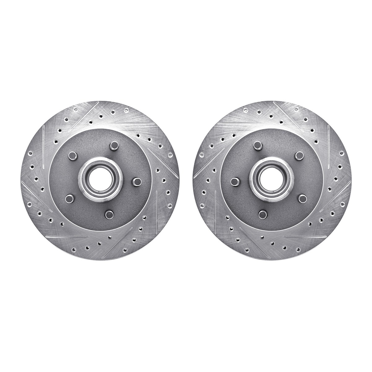 WGPN1-48017 R1 Concepts 2-Wheel Set Brake Discs Front RWD for Chevy Express Van