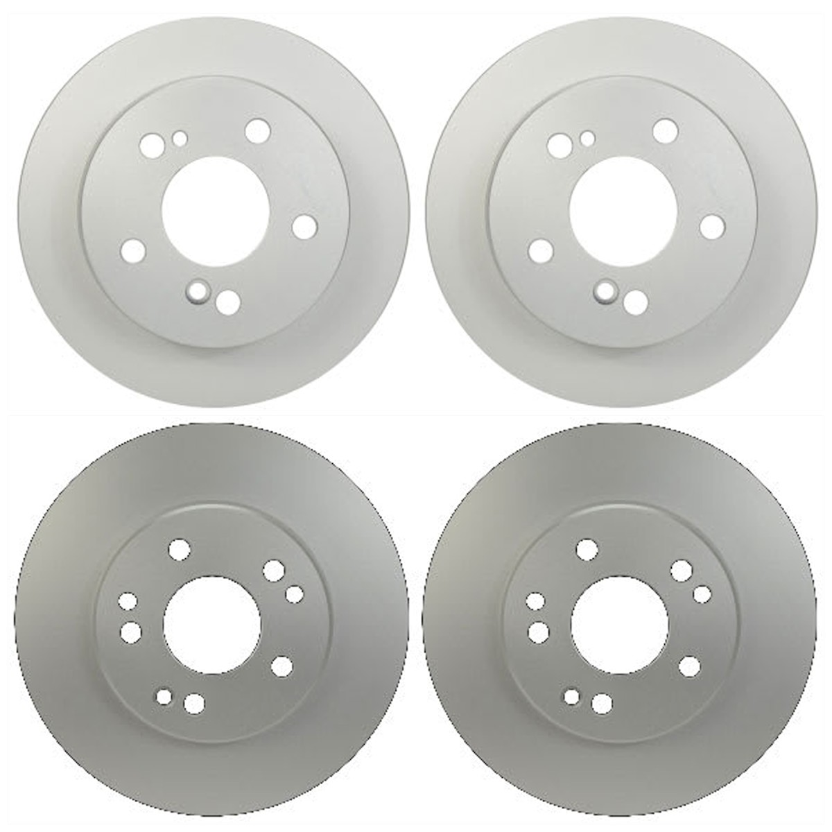 SET-PGD355122182-B Hella Pagid Brake Discs 4-Wheel Set Front & Rear for MB 190