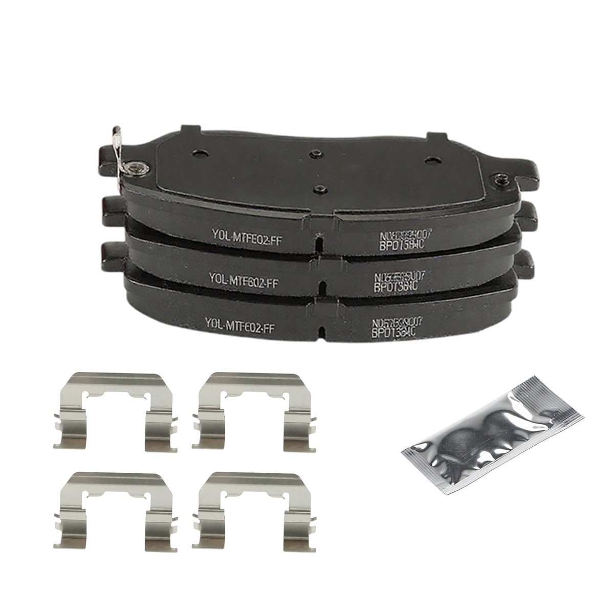 Brake Pad Sets 2-Wheel Set Front for Hyundai Genesis 2009-2011