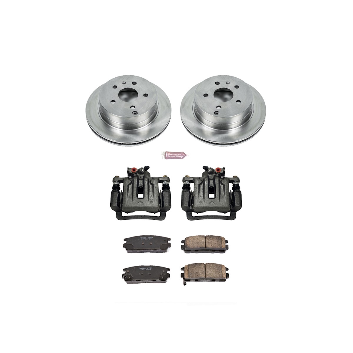 KCOE5558 Powerstop Brake Kit With Calipers 2-Wheel Set Rear for Chevy Terrain
